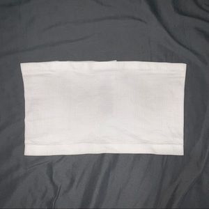 NOISY MAY White ribbed tube top